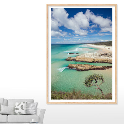 stunning scenery seascape  on North Stradbroke Island, Wall Art photography by Julie Sisco Snapshots of Straddie Gallery South Gorge