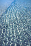 ripples in the blue ocean water abstract wall art image