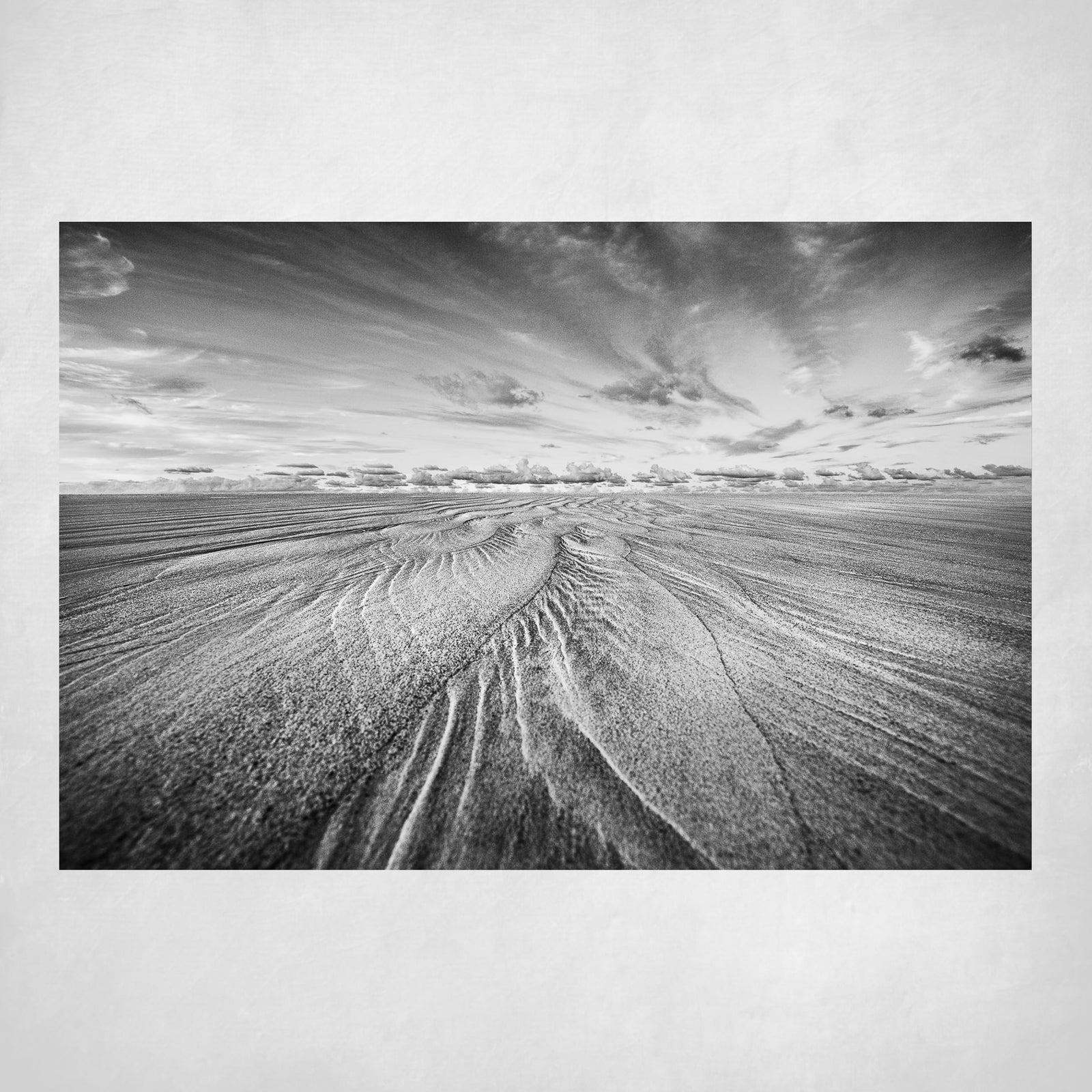 sandy beach leading lines wall art photoograph north stradbroke island flinders beach straddie