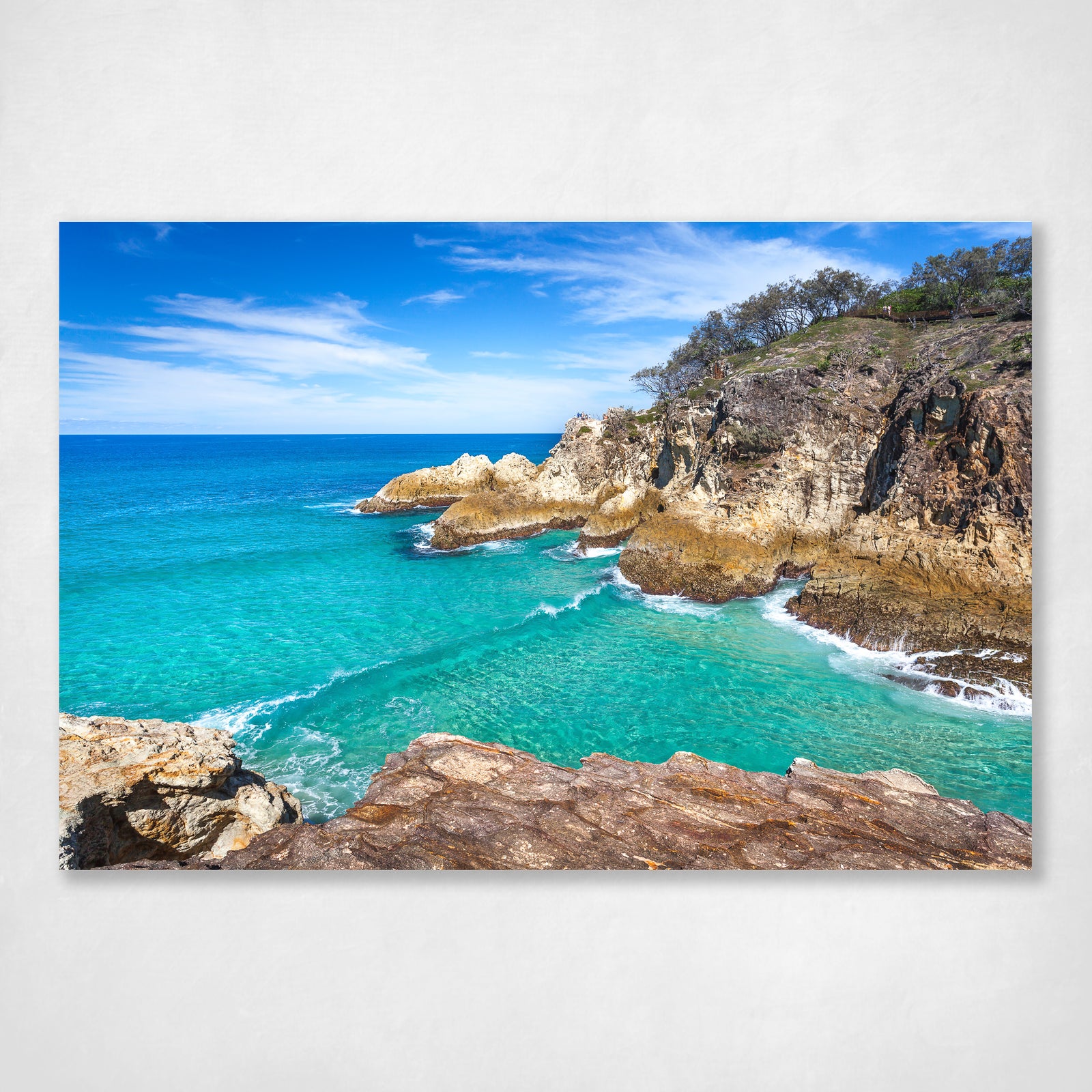 North Stradbroke Famous Iconic North Gorge Coastal Wall Art Print - North Gorge Rocks