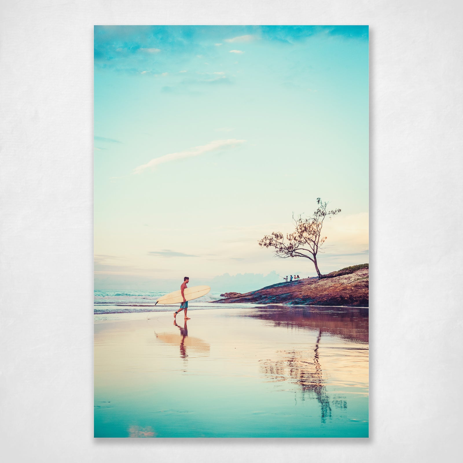 Stradbroke Island Surf Life Beach Wall Art Print - Adder Rock - Adder in the Limelight