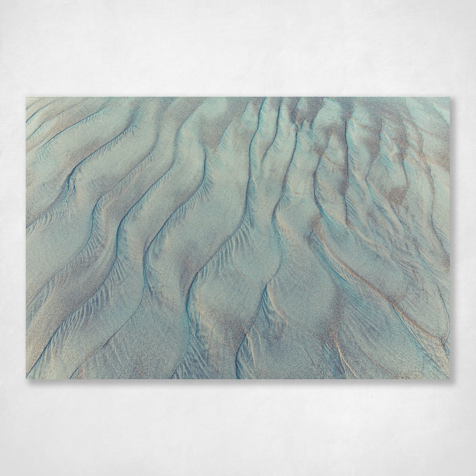 Abstract Canvas Fine Art Print Sand Patterns - Directions