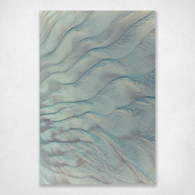 Abstract Sand Patterns Beach Coastal Elegant Modern Fine Art Print - Directions II