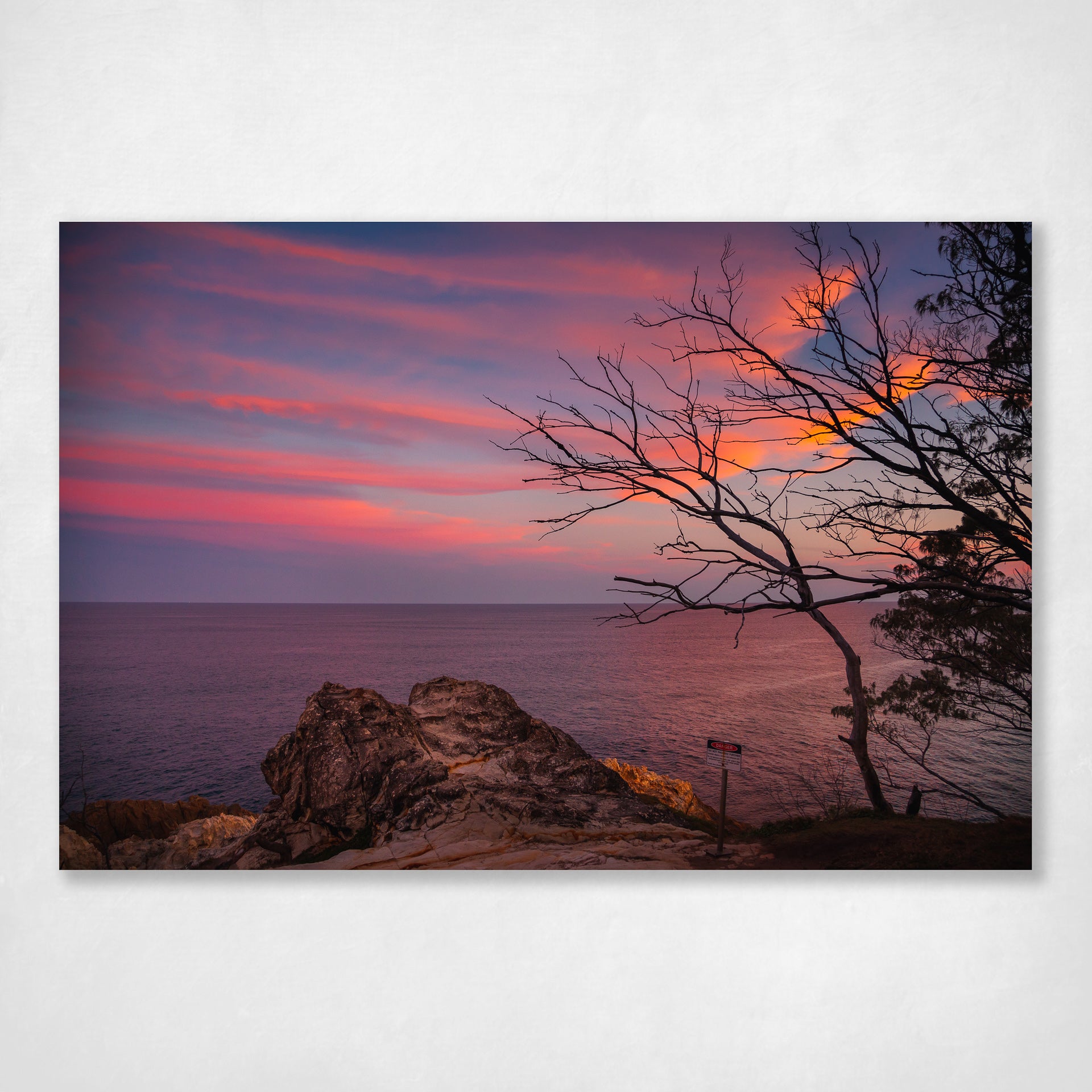 Stradbroke Sunset Wall Art Photographic Print Canvas Fine Art Frame Options - Follow Me