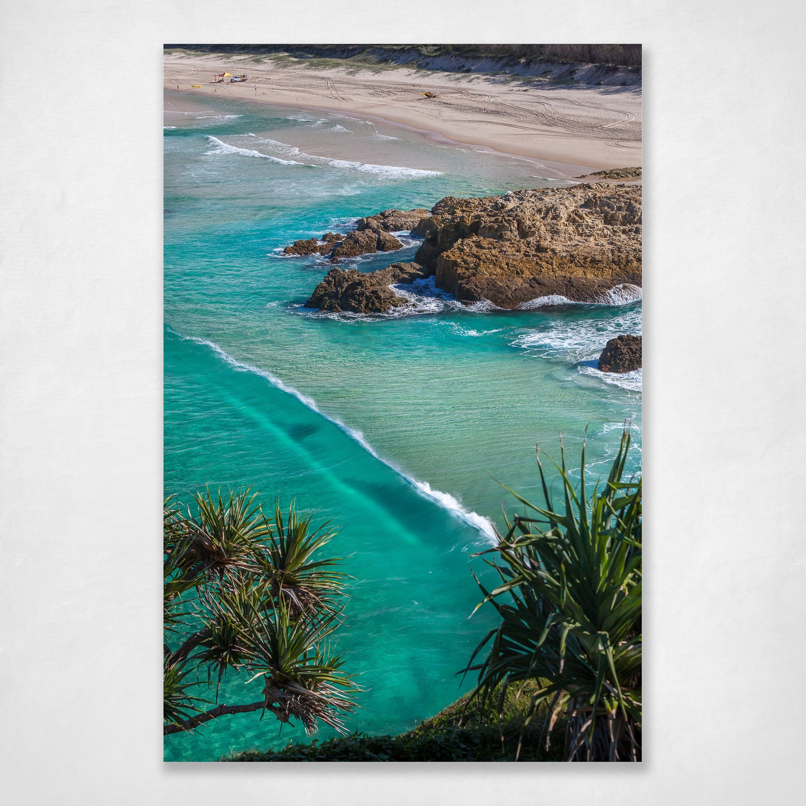 Stradbroke Island Ocean Print - Crystal Clear