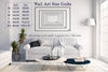 Wall Art Size Guide living room popular regular sizes horizontal rectangles to assist in choosing the correct size wall art