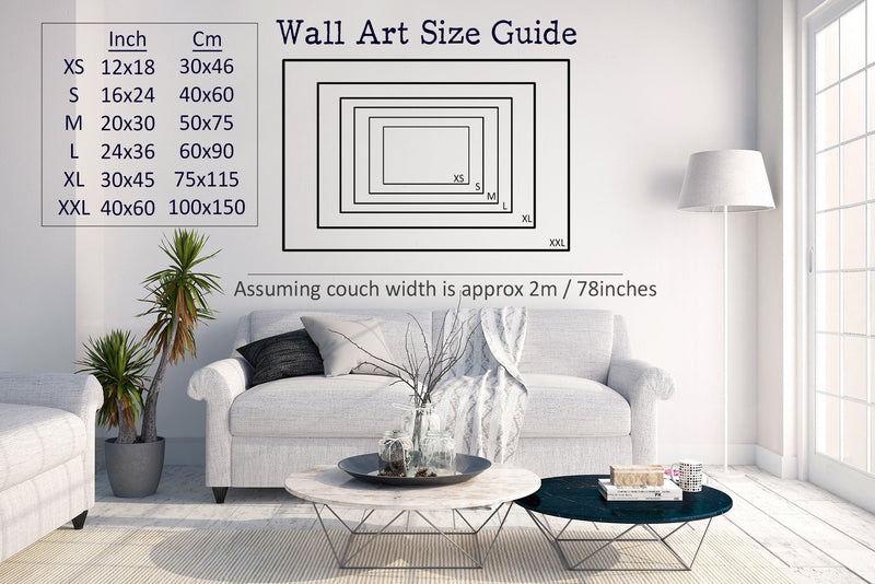 Abstract Canvas Fine Art Print Sand Patterns - Directions