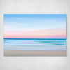 blurred lines of ocean and sunset sky abstract photograph pinks blues by julie sisco photography stradbroke